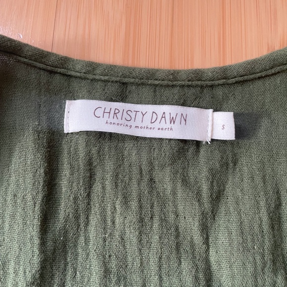Christy Dawn The August Dress in Forest Gauze, Size S - Picture 4 of 7